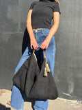 Market Hessian Bag - Black