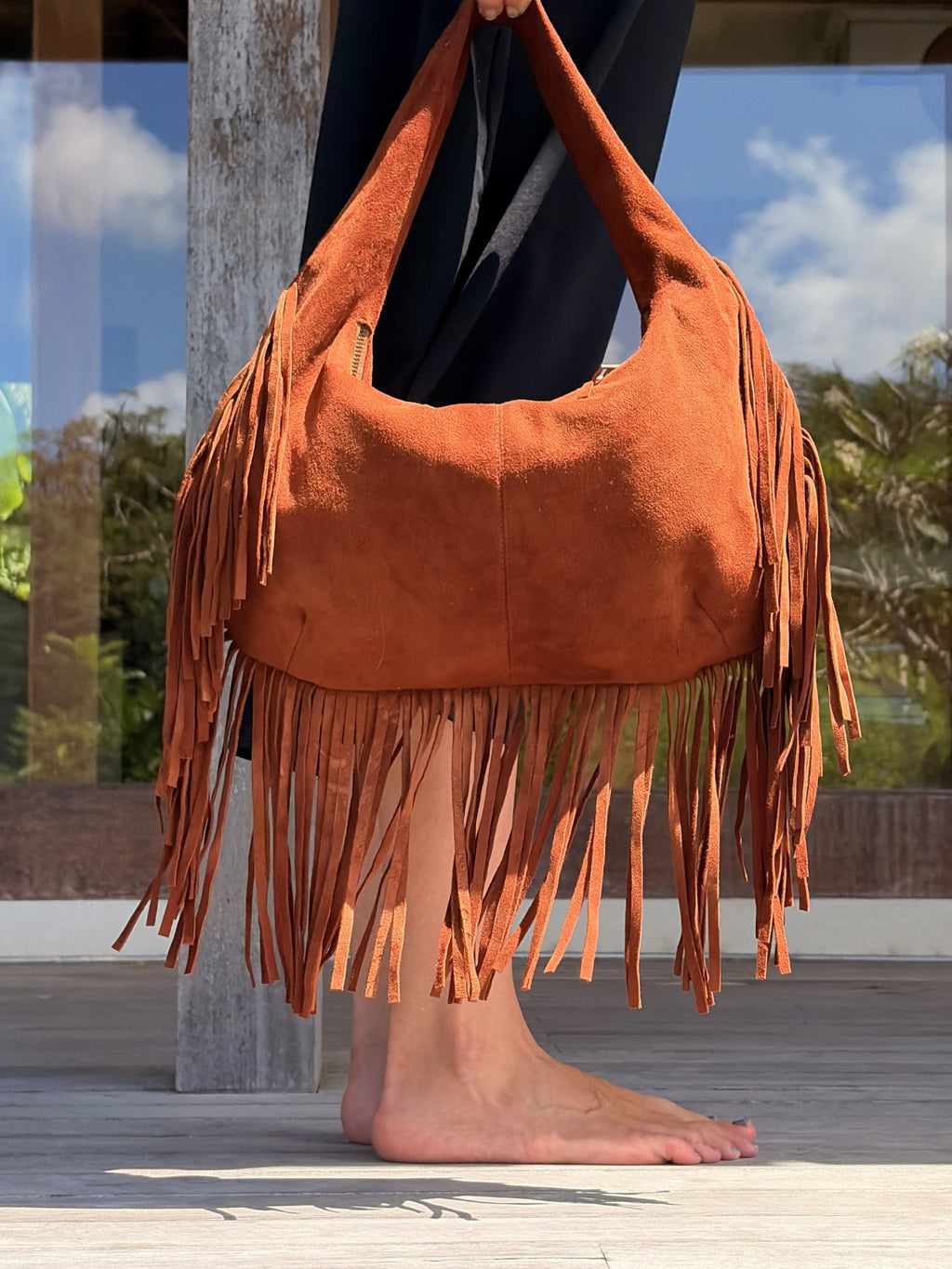 Cha Cha Tassel Bag - Nutmeg