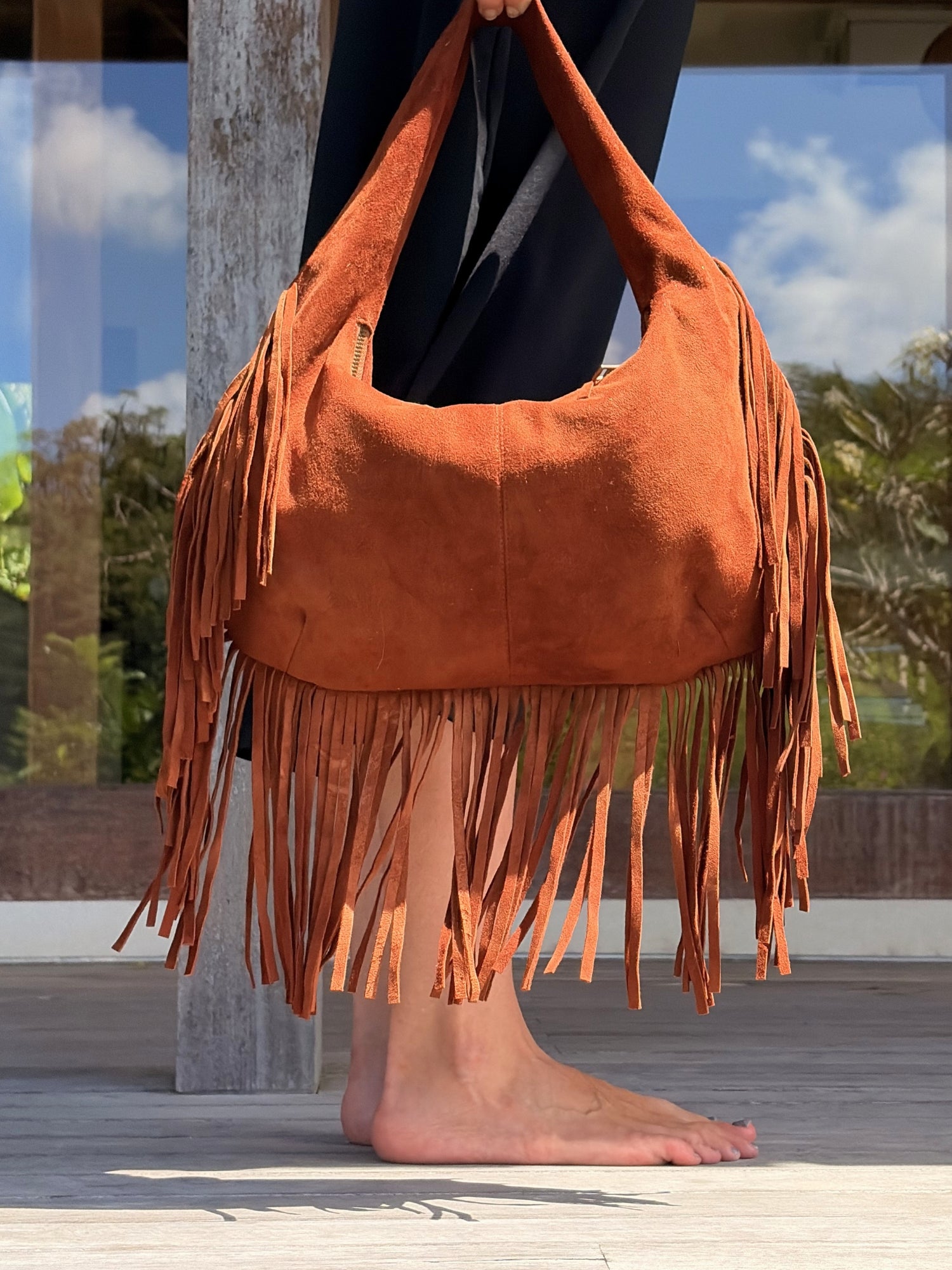 Cha Cha Tassel Bag - Nutmeg