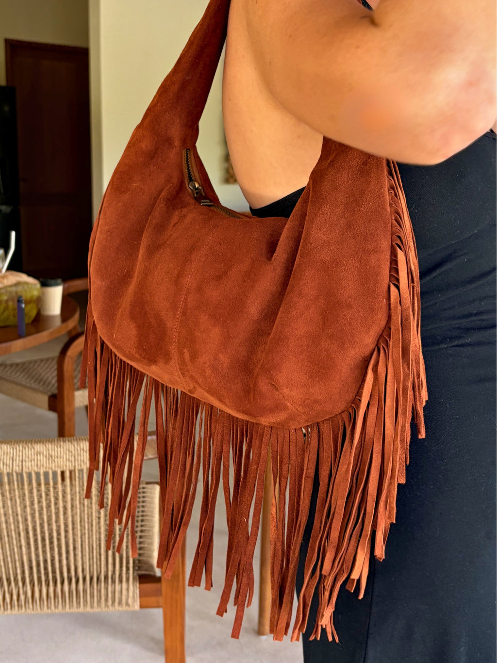 Cha Cha Tassel Bag - Nutmeg