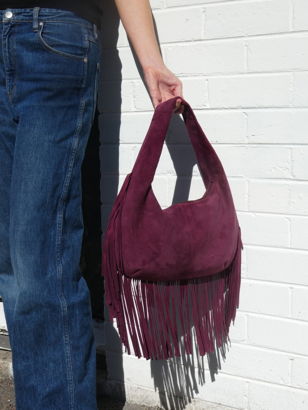 Cha Cha Tassel Bag - Berry