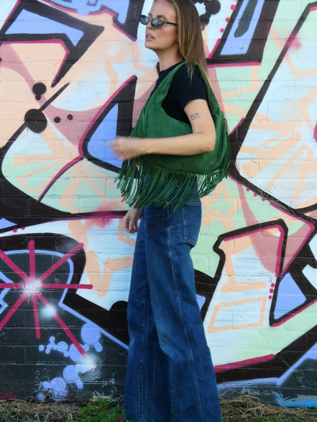 Cha Cha Tassel Bag - Green