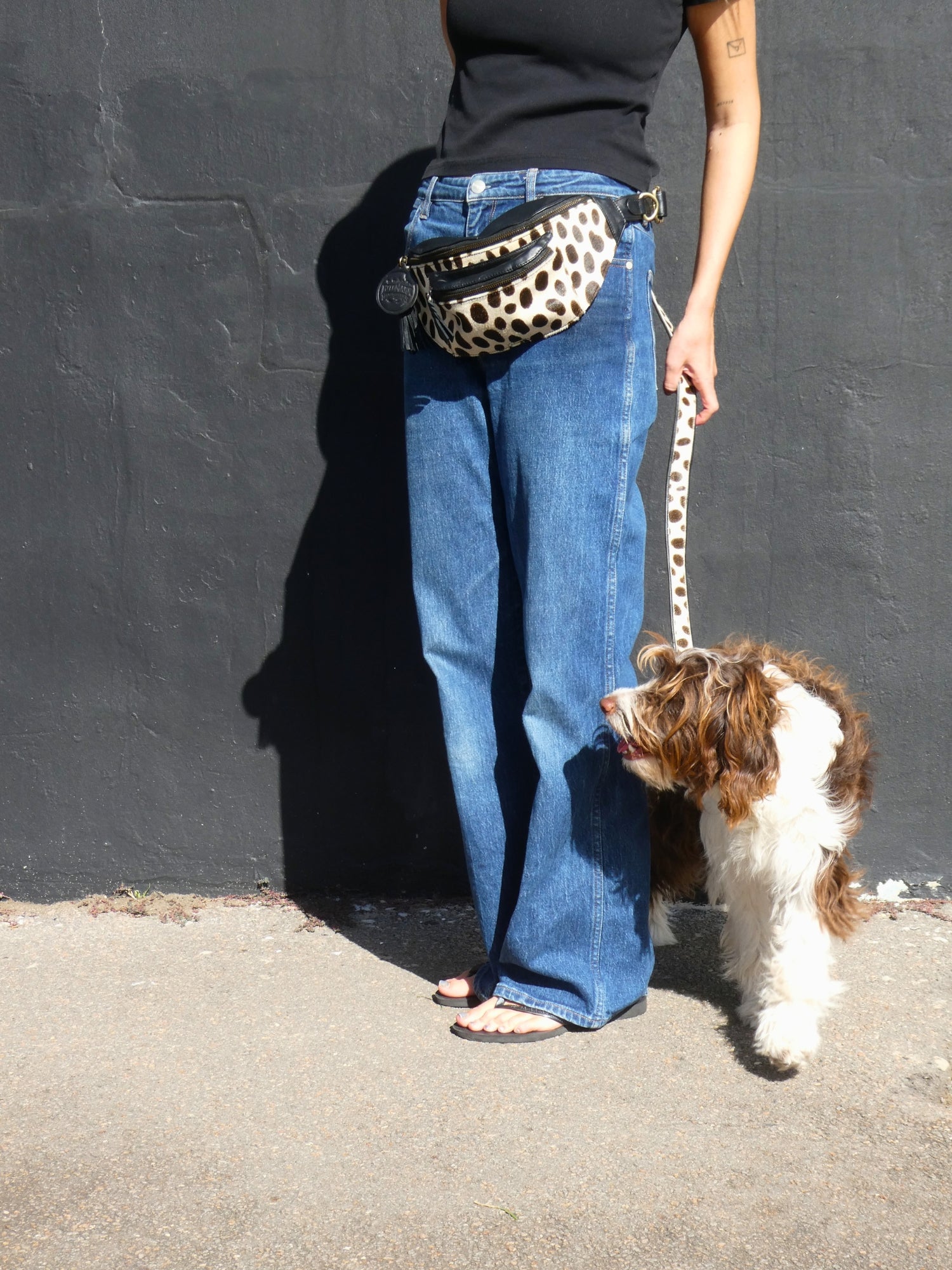Kirby Bum Bag - B&W Leopard